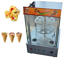pizza cone display machine 